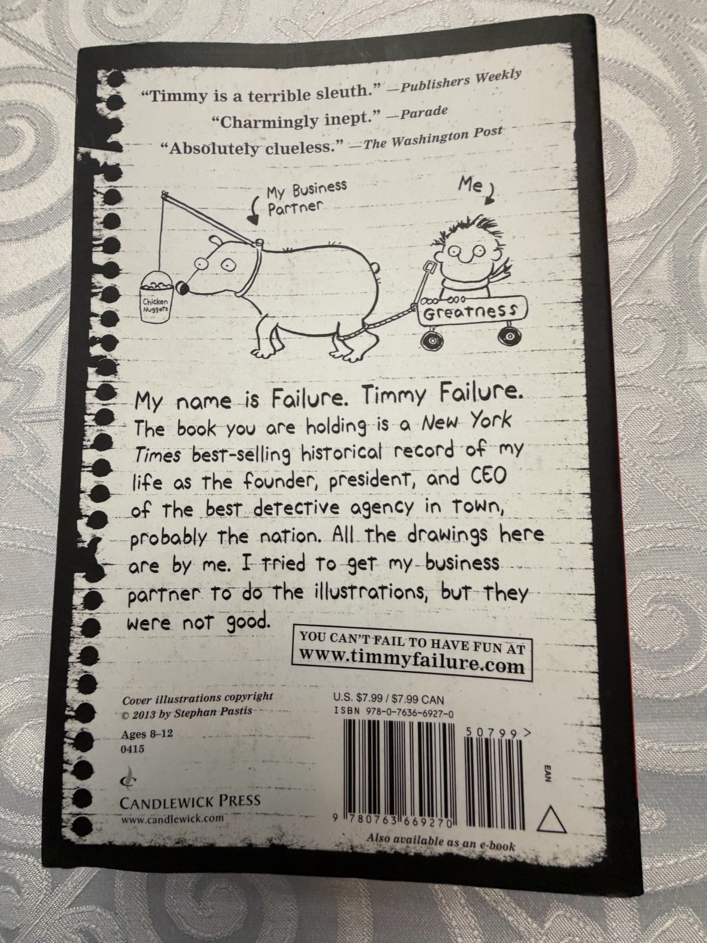 Timmy Failure: Mistakes Were Made - Red Cover Paperback Preteen Novel - Picture 2 of 5